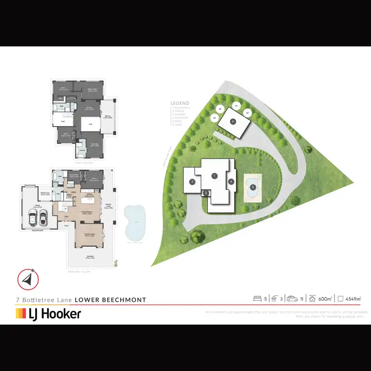 Floorplan of Homely rural property listing, 7 Bottletree Lane, Lower Beechmont QLD 4211