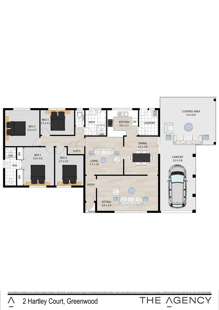 Floorplan of Homely house listing, 2 Hartley Court, Greenwood WA 6024