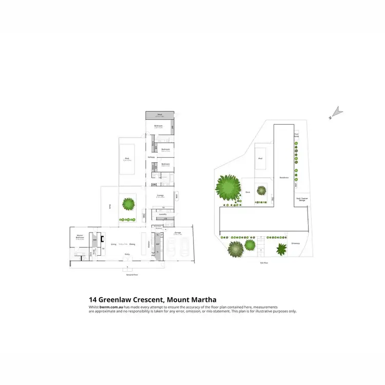 Floorplan of Homely house listing, 14 Greenlaw Crescent, Mount Martha VIC 3934