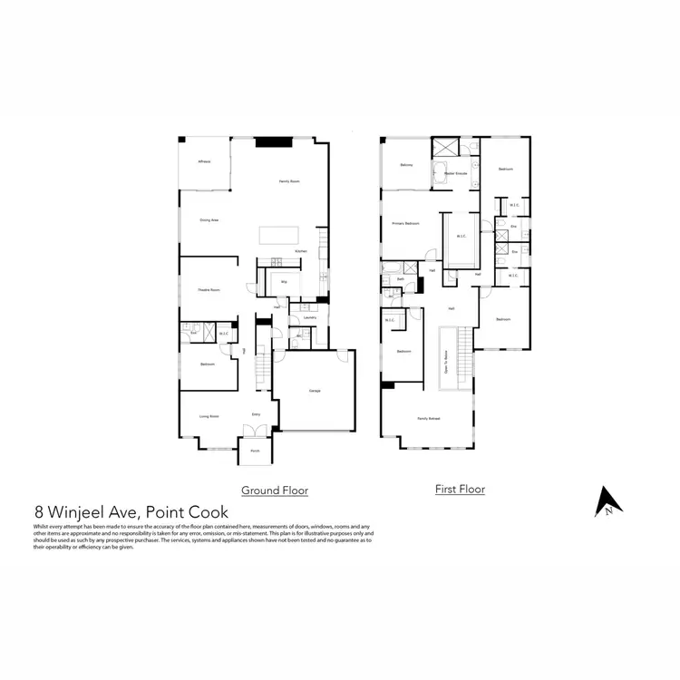 Floorplan of Homely house listing, 8 Winjeel Avenue, Point Cook VIC 3030