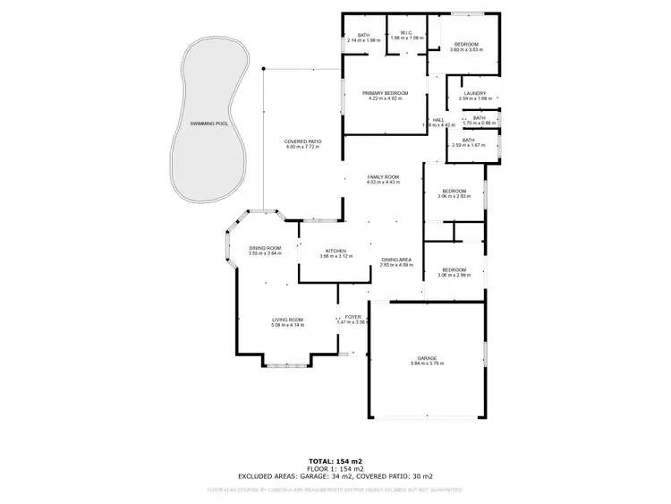 Floorplan of Homely house listing, 9 Honeywood Court, Currimundi QLD 4551