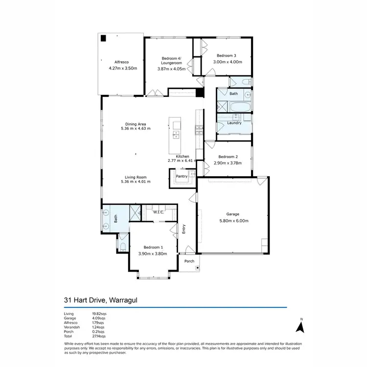 Floorplan of Homely house listing, 31 Hart Drive, Warragul VIC 3820