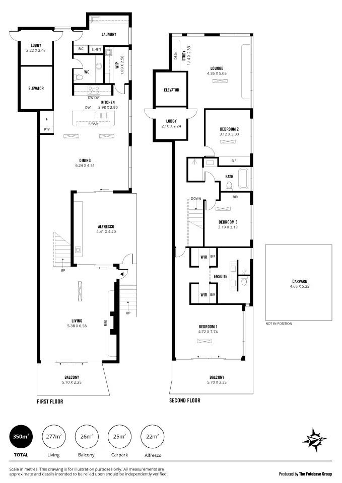 Floorplan of Homely house listing, 2/10 Esplanade, Semaphore South SA 5019