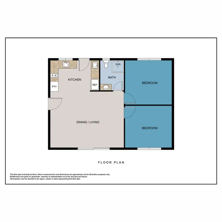 Floorplan of Homely rural property listing, 151 Curtin Road, Ballandean QLD 4382