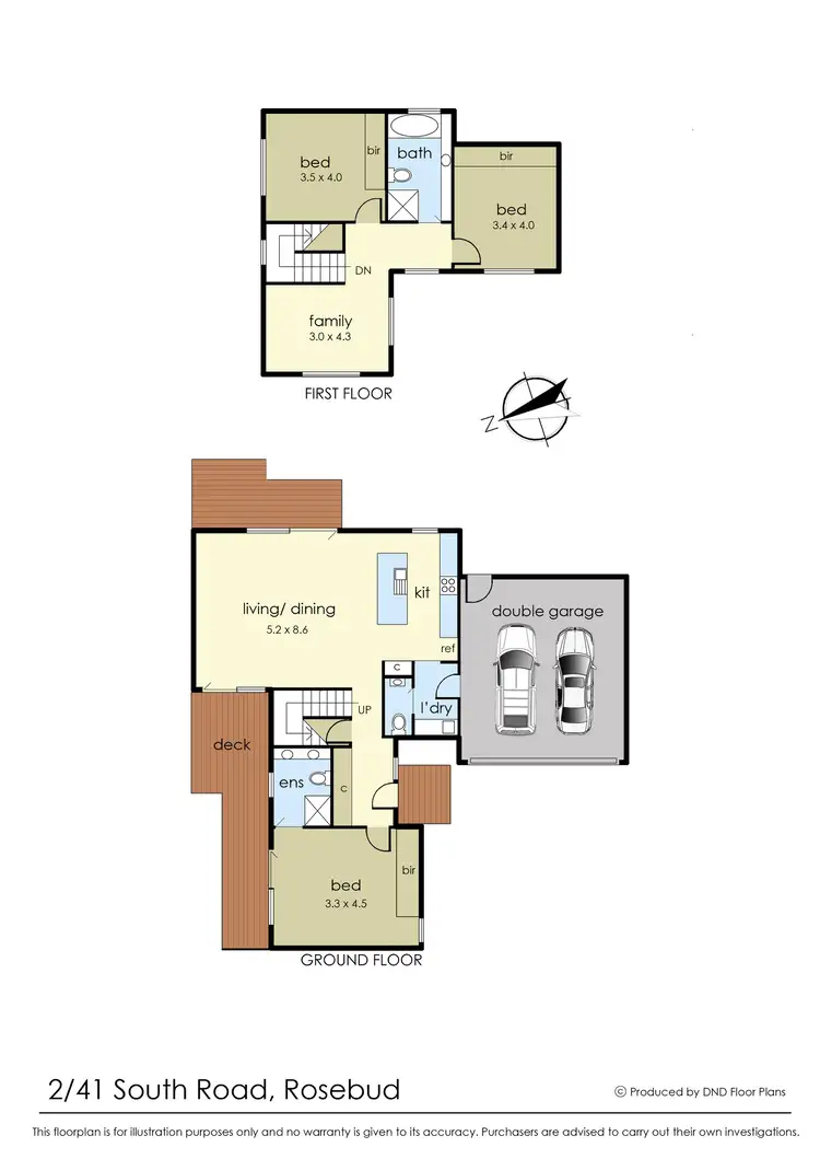 Floorplan of Homely house listing, 2/41 South Road, Rosebud VIC 3939