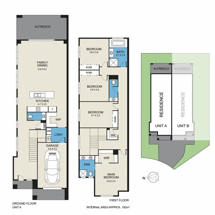 Floorplan of Homely unit listing, 23A Gallant Place, Lochinvar NSW 2321