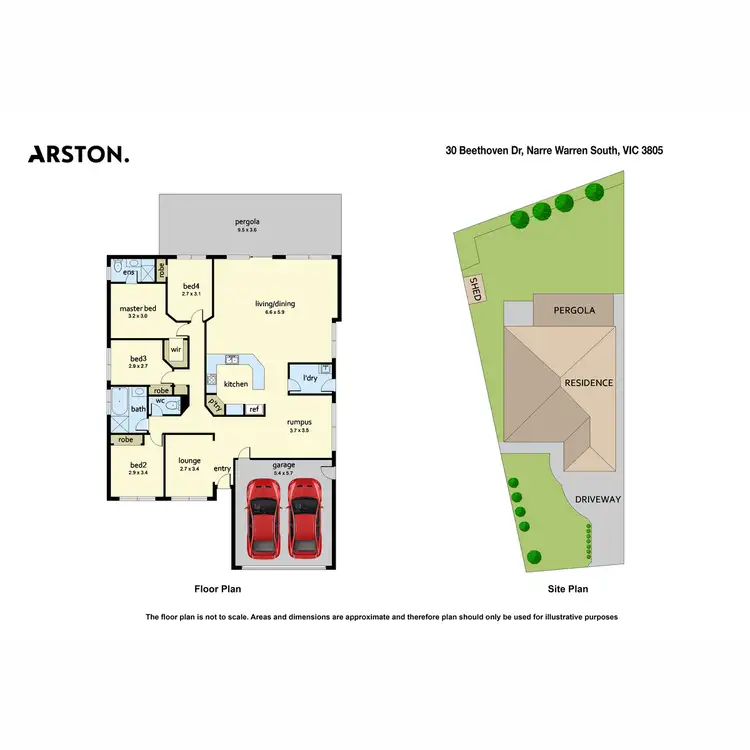 Floorplan of Homely house listing, 30 Beethoven Drive, Narre Warren South VIC 3805