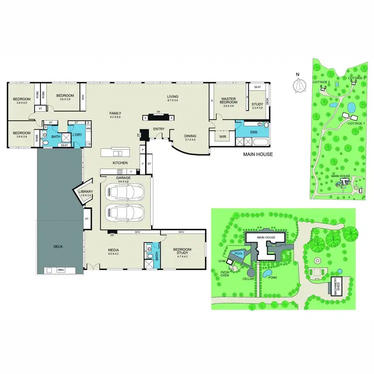 Floorplan of Homely rural property listing, 107 Halls Road, Pokolbin NSW 2320