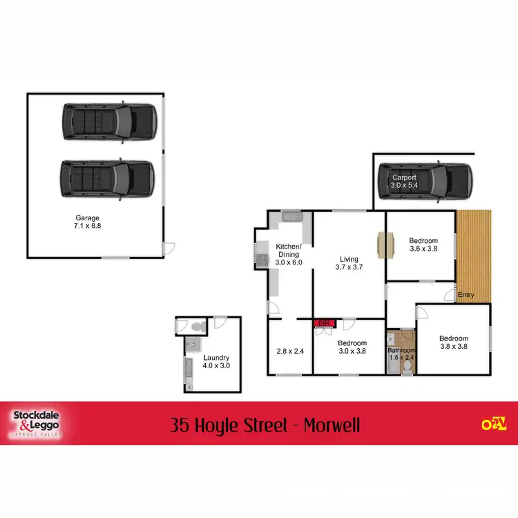 Floorplan of Homely house listing, 35 Hoyle Street, Morwell VIC 3840
