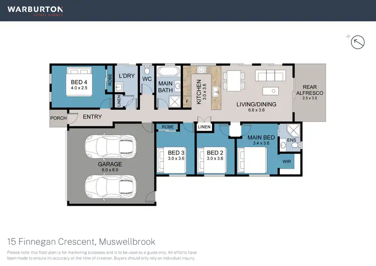 Floorplan of Homely house listing, 15 Finnegan Crescent, Muswellbrook NSW 2333