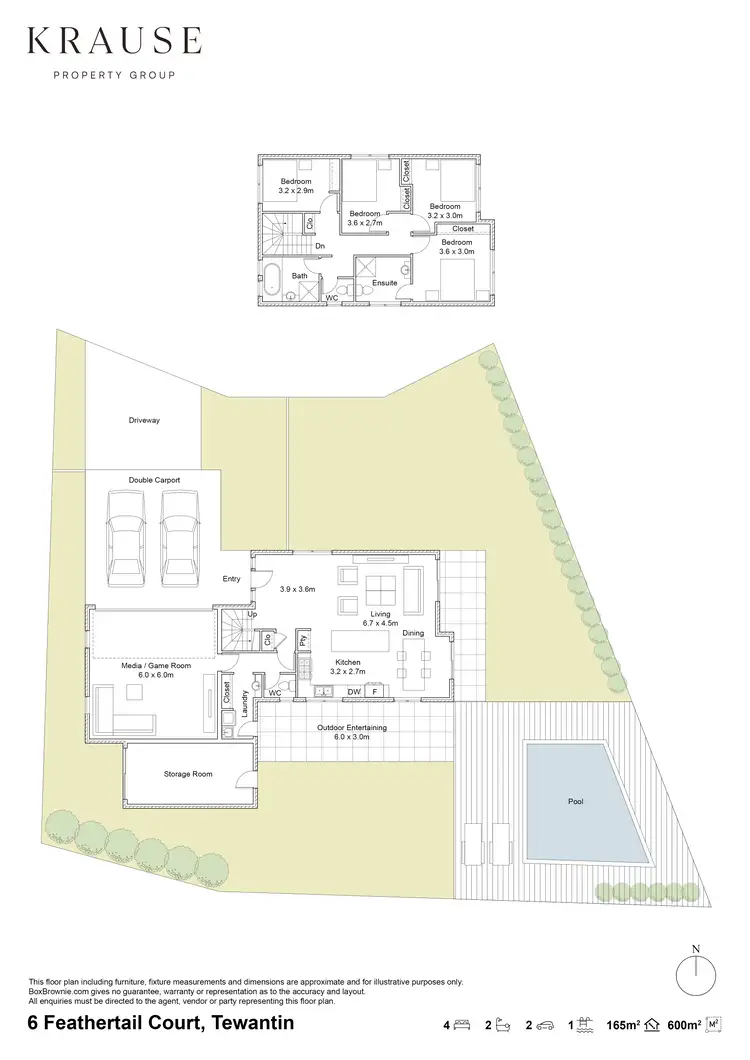 Floorplan of Homely house listing, 6 Feathertail Court, Tewantin QLD 4565