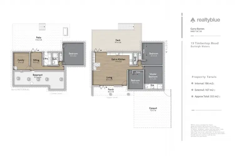 Floorplan of Homely house listing, 19 Timbertop Mead, Burleigh Heads QLD 4220