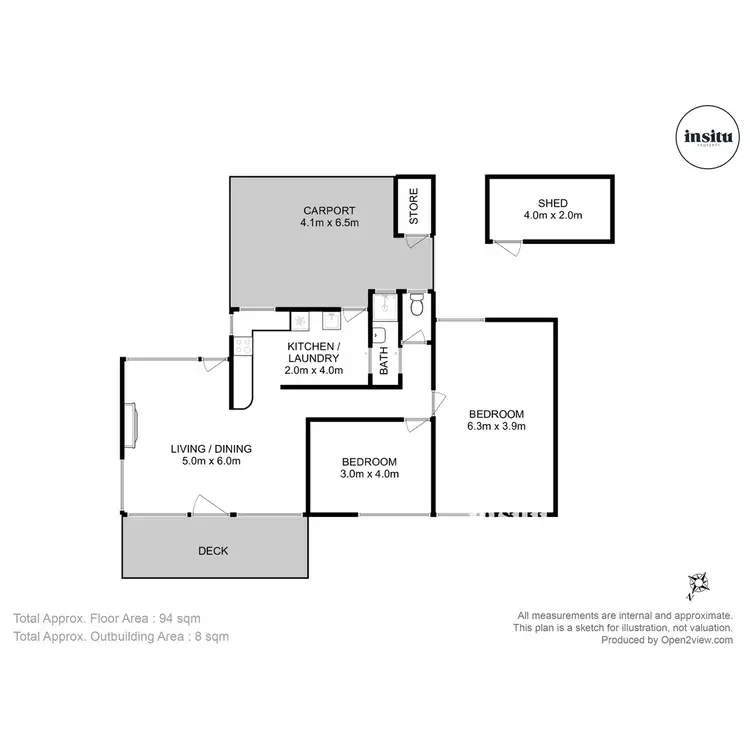 Floorplan of Homely house listing, 208 Coningham Road, Coningham TAS 7054