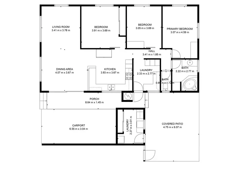 Floorplan of Homely house listing, 3 Logan Street, Norville QLD 4670