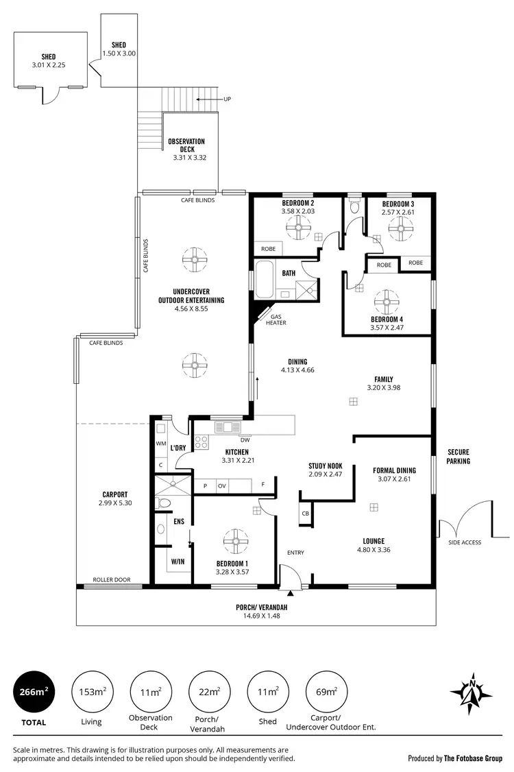 Floorplan of Homely house listing, 43 Lerunna Avenue, Hallett Cove SA 5158
