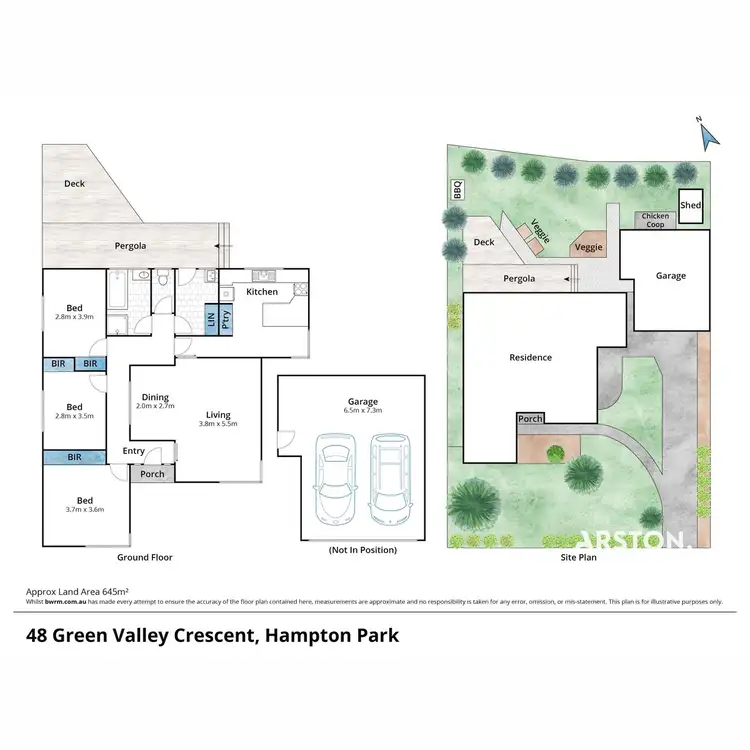 Floorplan of Homely house listing, 48 Green Valley Crescent, Hampton Park VIC 3976
