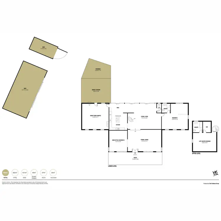 Floorplan of Homely house listing, 504 Rosedale Road, Rosedale SA 5350