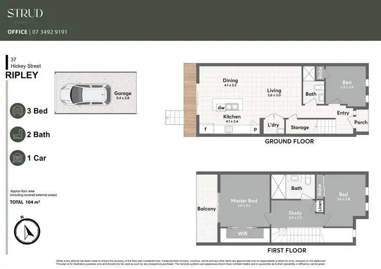 Floorplan of Homely house listing, 37 Hickey Street, Ripley QLD 4306