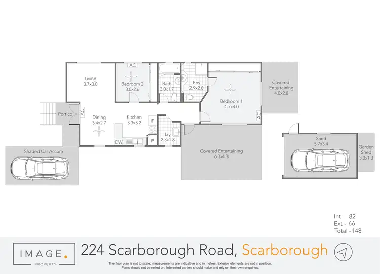 Floorplan of Homely house listing, 224 Scarborough Road, Scarborough QLD 4020