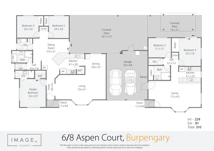 Floorplan of Homely house listing, 6-8 Aspen Court, Burpengary QLD 4505