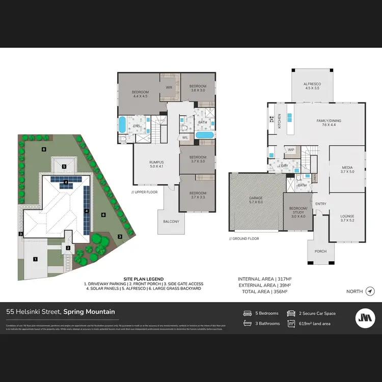 Floorplan of Homely house listing, 55 Helsinki Street, Spring Mountain QLD 4300