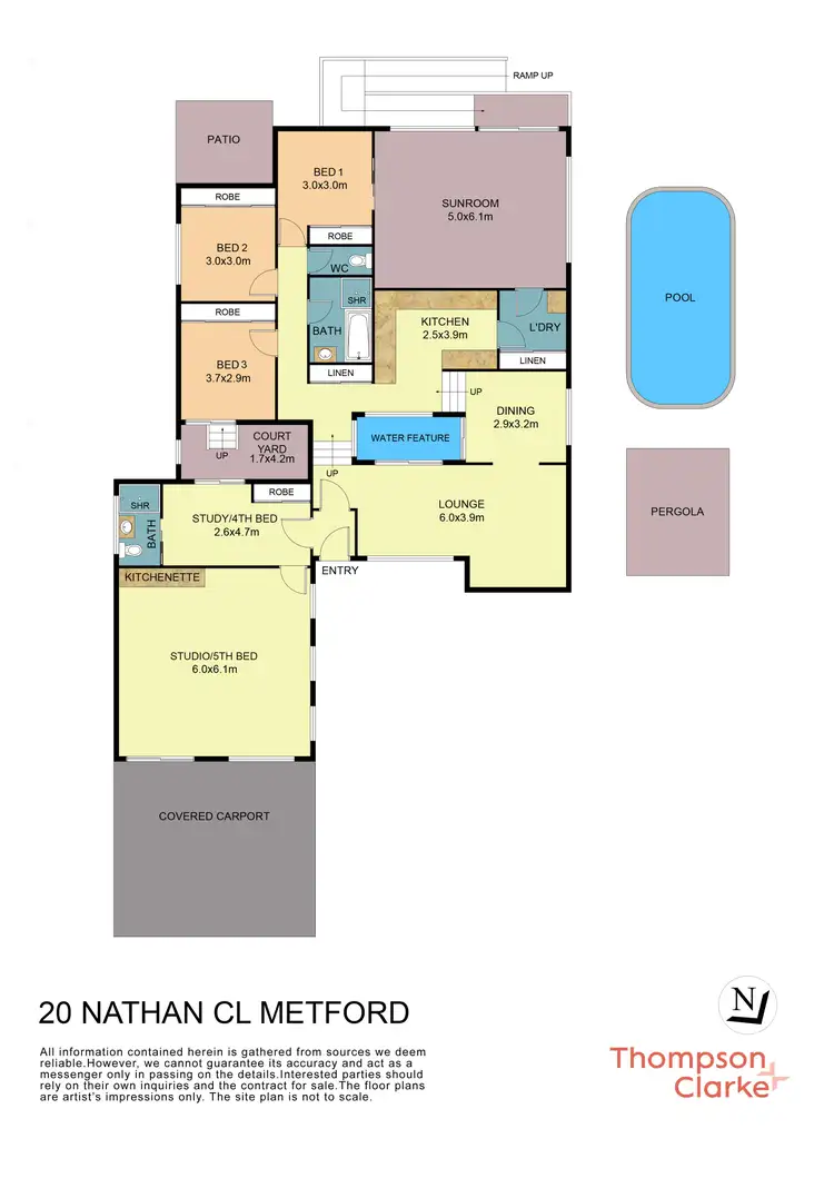 Floorplan of Homely house listing, 20 Nathan Close, Metford NSW 2323