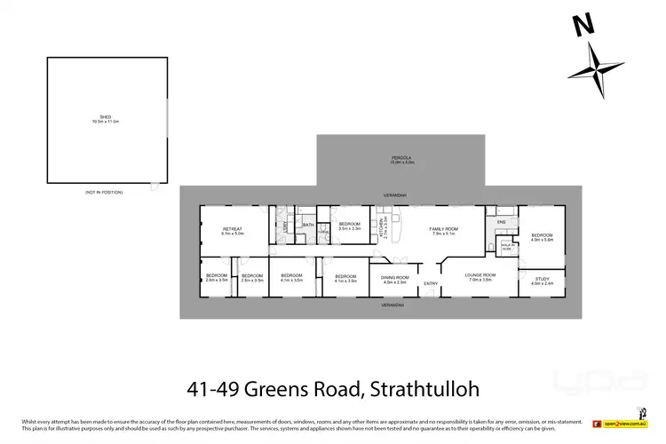 Floorplan of Homely house listing, 41 - 49 Greens Road, Strathtulloh VIC 3338