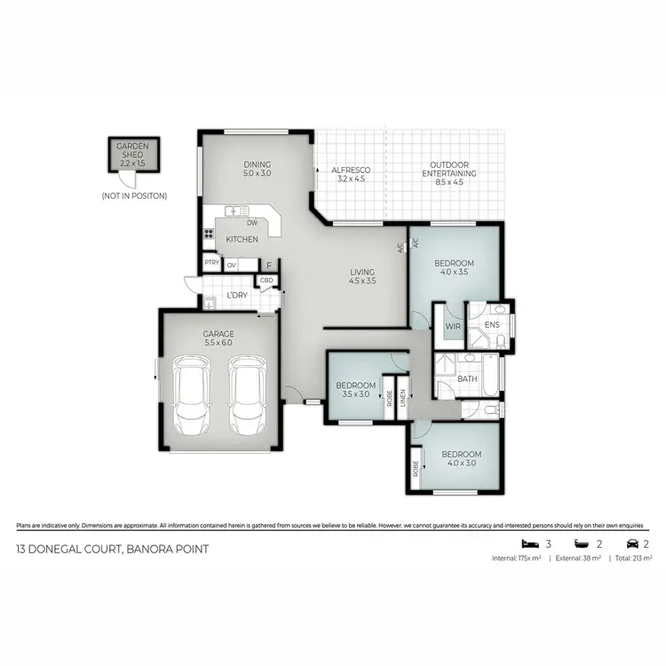 Floorplan of Homely house listing, 13 Donegal Court, Banora Point NSW 2486