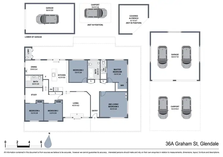 Floorplan of Homely house listing, 36A Graham Street, Glendale NSW 2285