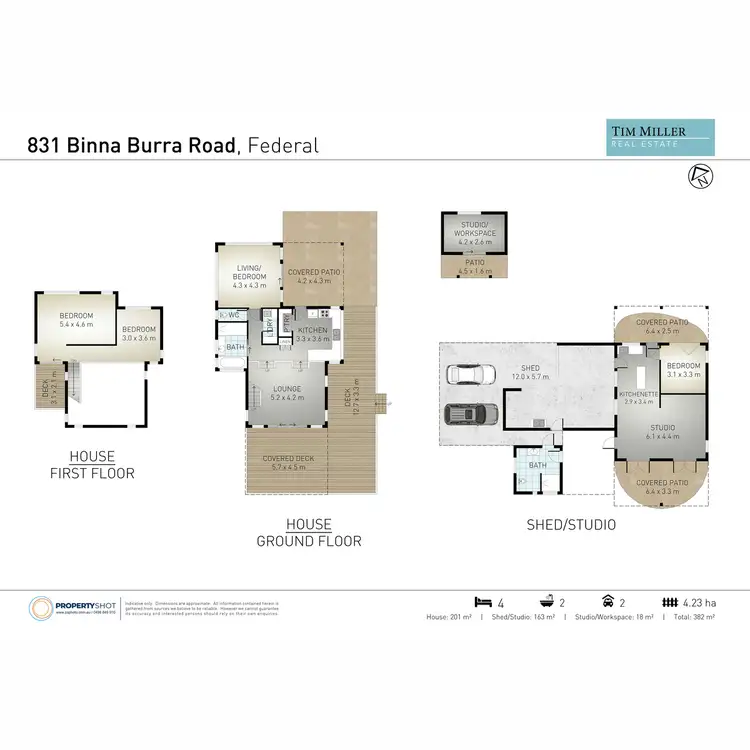 Floorplan of Homely house listing, 831 Binna Burra Road, Federal NSW 2480