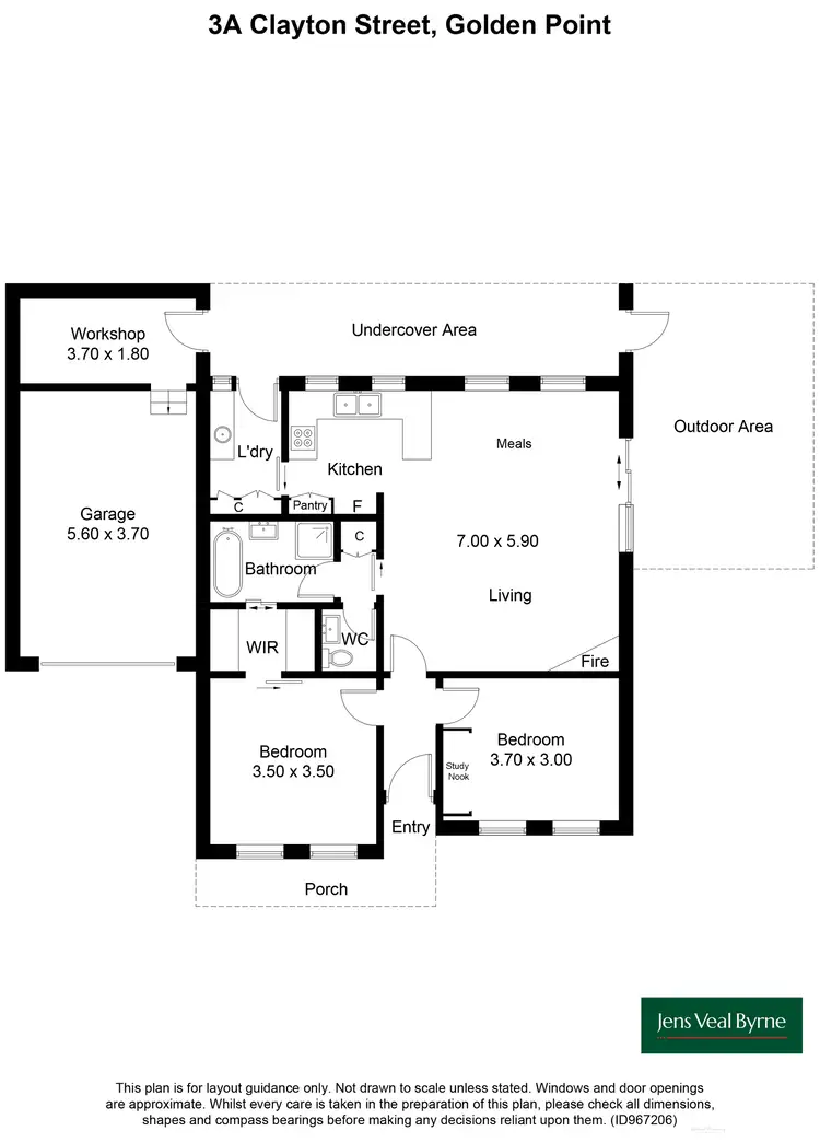Floorplan of Homely house listing, 3A Clayton Street, Golden Point VIC 3350