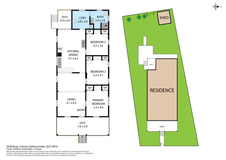 Floorplan of Homely house listing, 56 Railway Avenue, Railway Estate QLD 4810