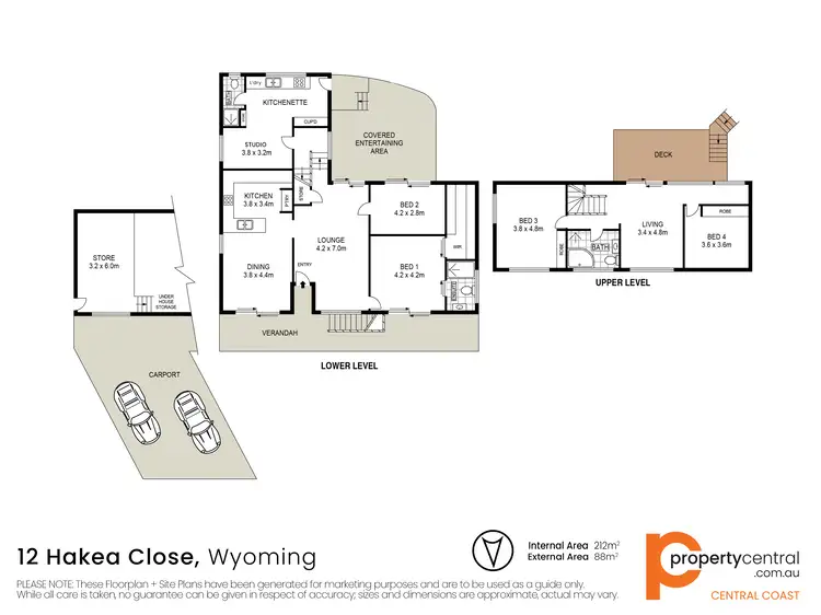 Floorplan of Homely house listing, 12 Hakea Close, Wyoming NSW 2250