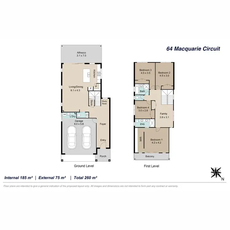 Floorplan of Homely house listing, 64 Macquarie Circuit, Fitzgibbon QLD 4018
