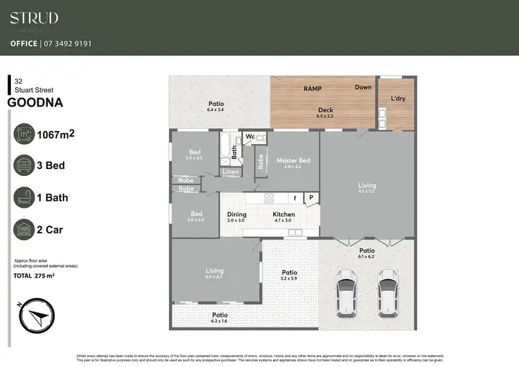 Floorplan of Homely house listing, 32 Stuart Street, Goodna QLD 4300