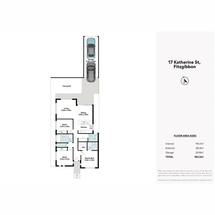 Floorplan of Homely house listing, 17 Katherine Street, Fitzgibbon QLD 4018