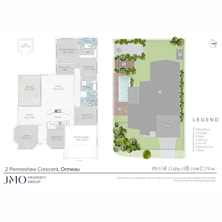 Floorplan of Homely house listing, 2 Penneshaw Crescent, Ormeau QLD 4208