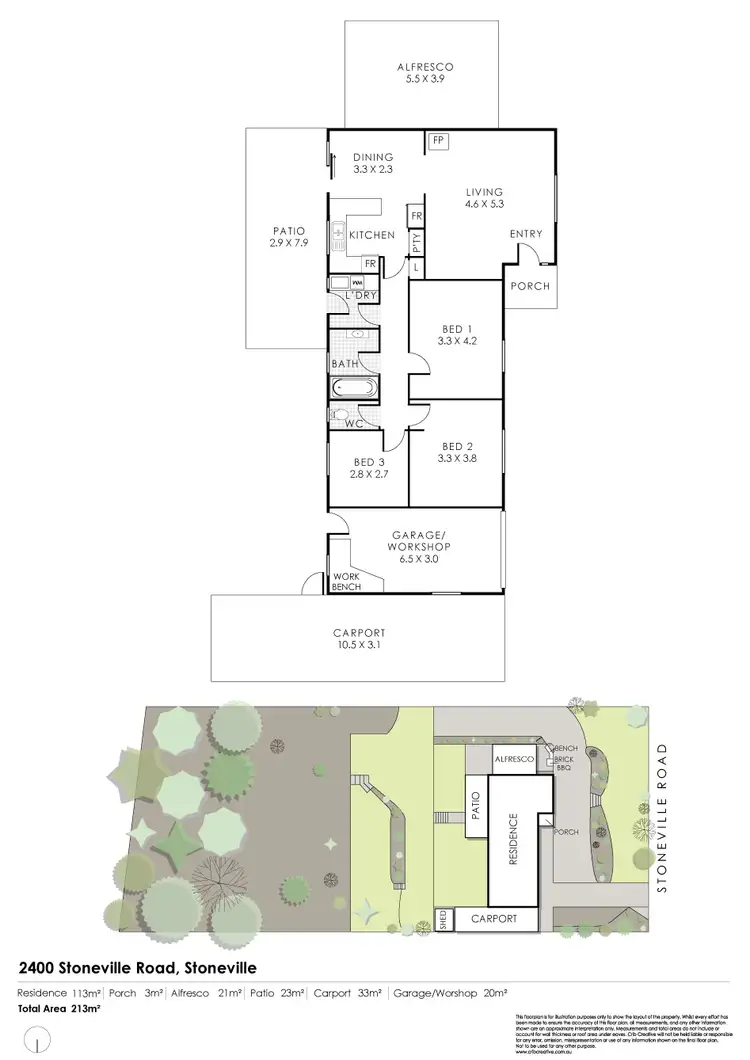 Floorplan of Homely house listing, 2400 Stoneville Road, Stoneville WA 6081