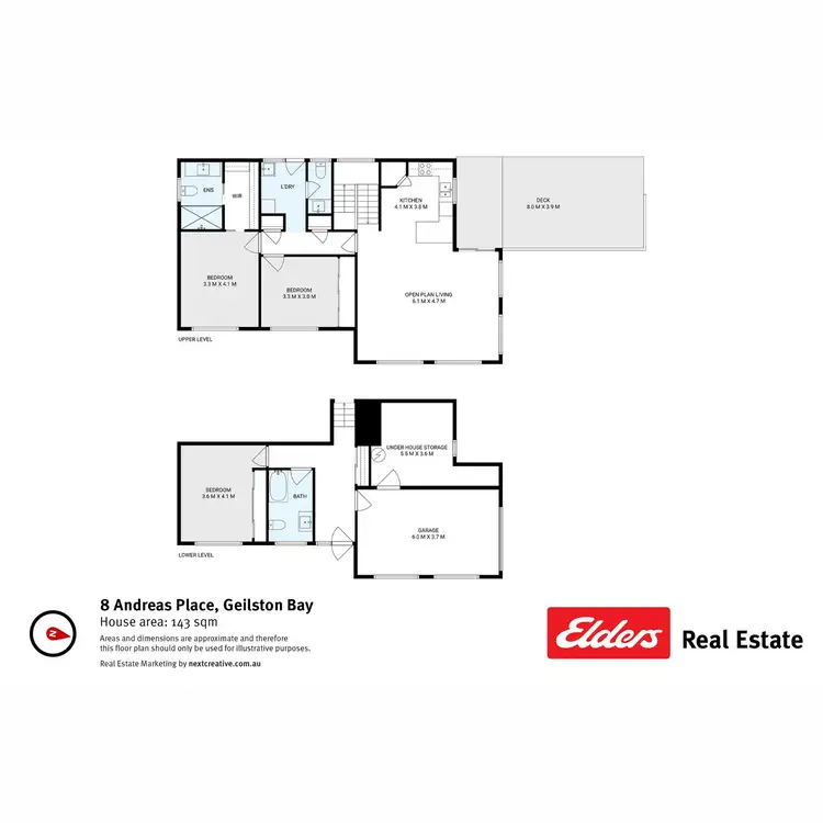 Floorplan of Homely house listing, 8 Andreas Place, Geilston Bay TAS 7015