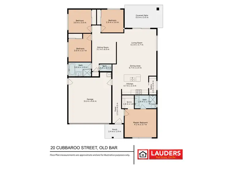 Floorplan of Homely house listing, 20 Cubbaroo Street, Old Bar NSW 2430