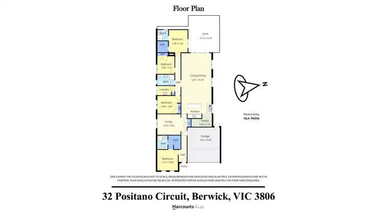 Floorplan of Homely house listing, 32 Positano Circuit, Berwick VIC 3806