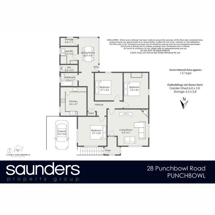 Floorplan of Homely house listing, 28 Punchbowl Road, Punchbowl TAS 7249