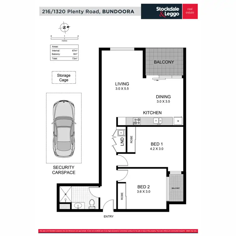 Floorplan of Homely apartment listing, 216/1320 Plenty Road, Bundoora VIC 3083