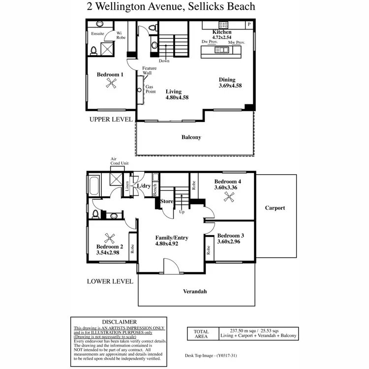 Floorplan of Homely house listing, 2 Wellington Avenue, Sellicks Beach SA 5174