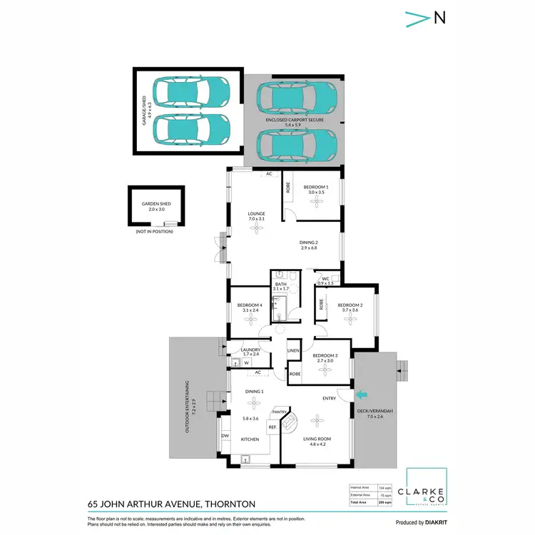 Floorplan of Homely house listing, 65 John Arthur Avenue, Thornton NSW 2322