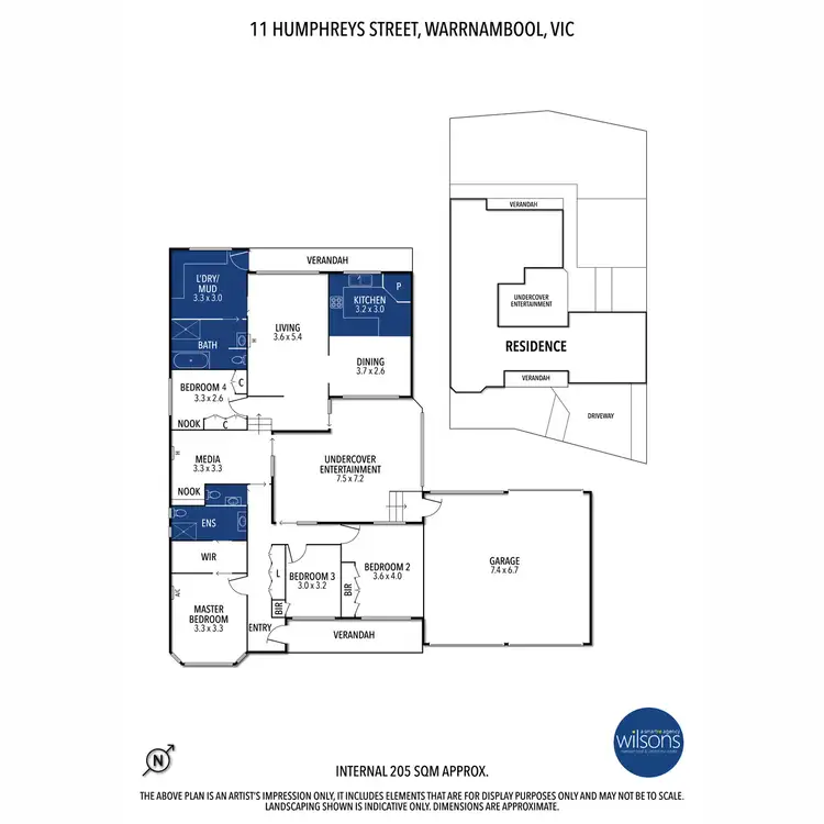 Floorplan of Homely house listing, 11 Humphreys Street, Warrnambool VIC 3280