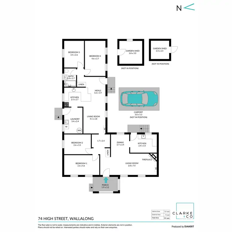 Floorplan of Homely house listing, 74 High Street, Wallalong NSW 2320