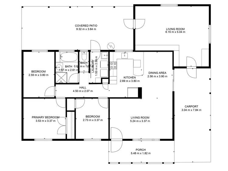 Floorplan of Homely house listing, 1 Palmer Avenue, Bargara QLD 4670