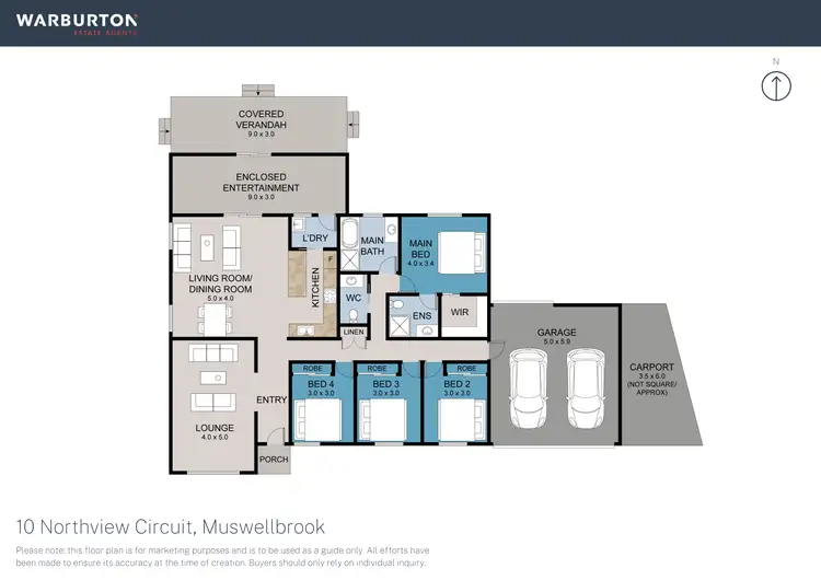 Floorplan of Homely house listing, 10 Northview Circuit, Muswellbrook NSW 2333