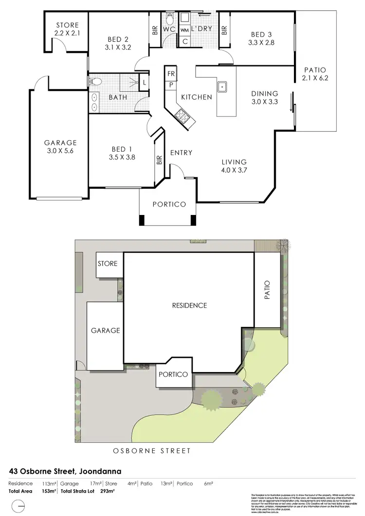 Floorplan of Homely house listing, 43 Osborne Street, Joondanna WA 6060